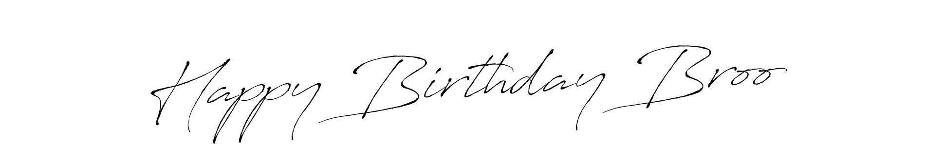 It looks lik you need a new signature style for name Happy Birthday Broo. Design unique handwritten (Antro_Vectra) signature with our free signature maker in just a few clicks. Happy Birthday Broo signature style 6 images and pictures png