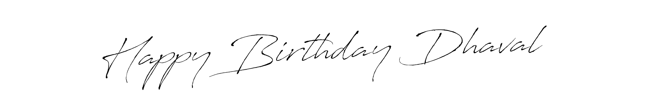 Check out images of Autograph of Happy Birthday Dhaval name. Actor Happy Birthday Dhaval Signature Style. Antro_Vectra is a professional sign style online. Happy Birthday Dhaval signature style 6 images and pictures png