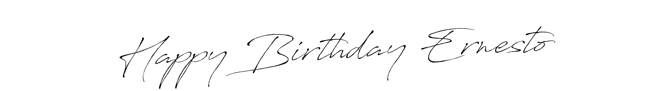 Antro_Vectra is a professional signature style that is perfect for those who want to add a touch of class to their signature. It is also a great choice for those who want to make their signature more unique. Get Happy Birthday Ernesto name to fancy signature for free. Happy Birthday Ernesto signature style 6 images and pictures png