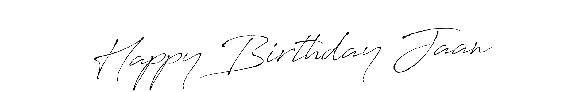 Create a beautiful signature design for name Happy Birthday Jaan. With this signature (Antro_Vectra) fonts, you can make a handwritten signature for free. Happy Birthday Jaan signature style 6 images and pictures png