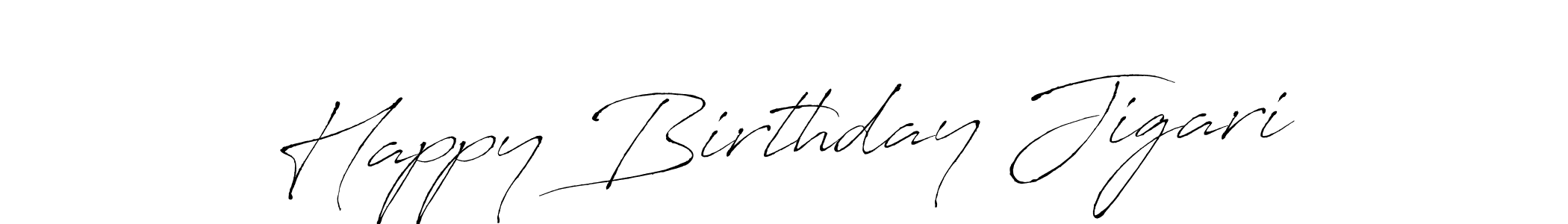 Once you've used our free online signature maker to create your best signature Antro_Vectra style, it's time to enjoy all of the benefits that Happy Birthday Jigari name signing documents. Happy Birthday Jigari signature style 6 images and pictures png