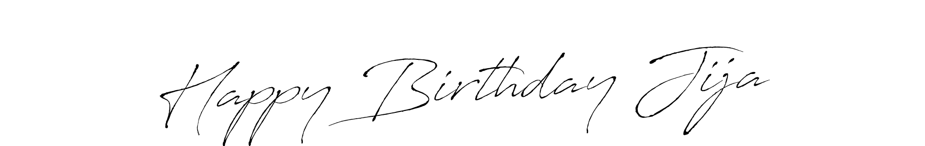 How to Draw Happy Birthday Jija signature style? Antro_Vectra is a latest design signature styles for name Happy Birthday Jija. Happy Birthday Jija signature style 6 images and pictures png