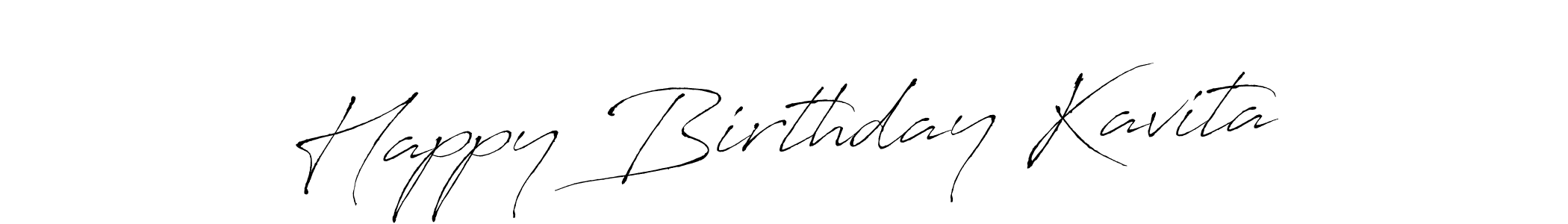 Make a beautiful signature design for name Happy Birthday Kavita. Use this online signature maker to create a handwritten signature for free. Happy Birthday Kavita signature style 6 images and pictures png