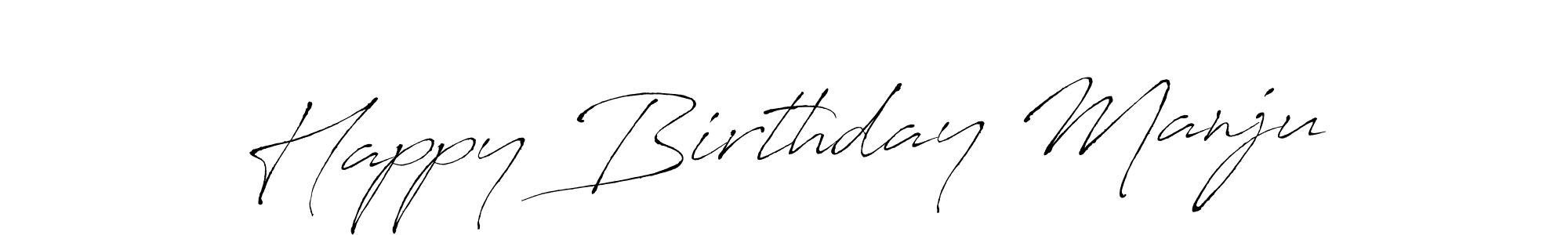 It looks lik you need a new signature style for name Happy Birthday Manju. Design unique handwritten (Antro_Vectra) signature with our free signature maker in just a few clicks. Happy Birthday Manju signature style 6 images and pictures png