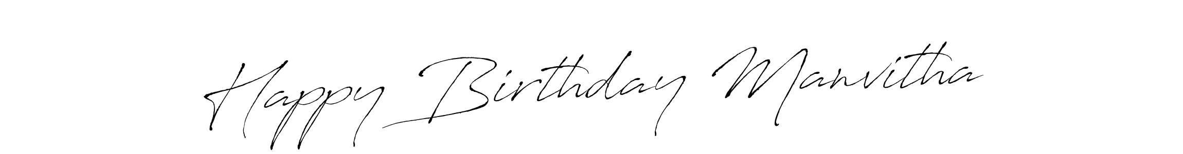 This is the best signature style for the Happy Birthday Manvitha name. Also you like these signature font (Antro_Vectra). Mix name signature. Happy Birthday Manvitha signature style 6 images and pictures png