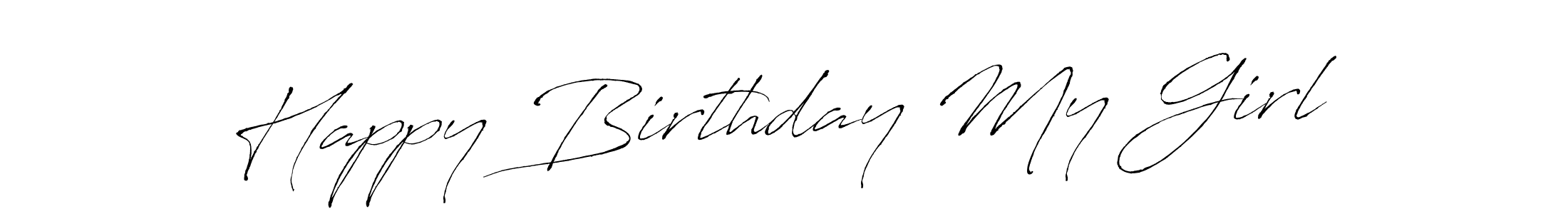 if you are searching for the best signature style for your name Happy Birthday My Girl. so please give up your signature search. here we have designed multiple signature styles  using Antro_Vectra. Happy Birthday My Girl signature style 6 images and pictures png