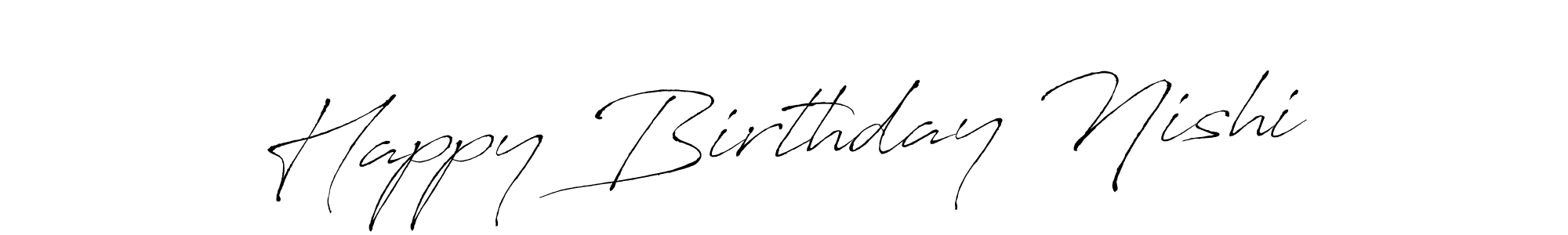 How to Draw Happy Birthday Nishi signature style? Antro_Vectra is a latest design signature styles for name Happy Birthday Nishi. Happy Birthday Nishi signature style 6 images and pictures png