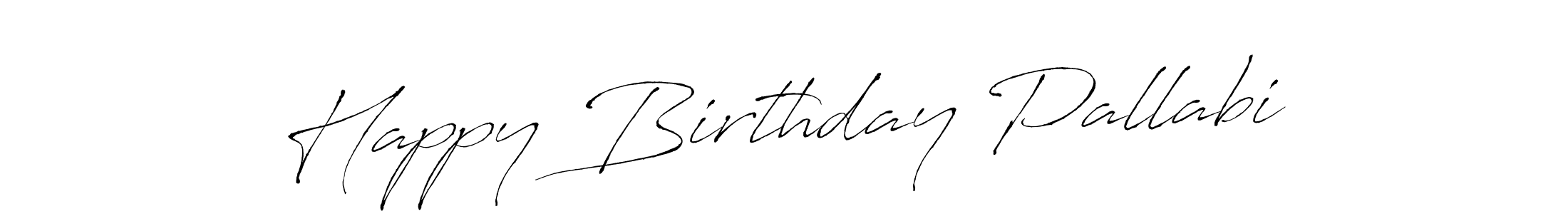 Also we have Happy Birthday Pallabi name is the best signature style. Create professional handwritten signature collection using Antro_Vectra autograph style. Happy Birthday Pallabi signature style 6 images and pictures png