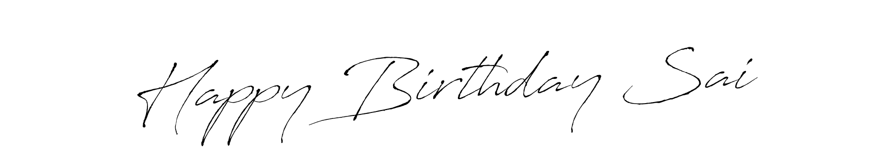 Also You can easily find your signature by using the search form. We will create Happy Birthday Sai name handwritten signature images for you free of cost using Antro_Vectra sign style. Happy Birthday Sai signature style 6 images and pictures png