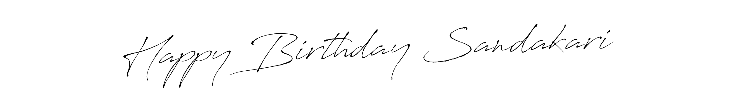 Make a short Happy Birthday Sandakari signature style. Manage your documents anywhere anytime using Antro_Vectra. Create and add eSignatures, submit forms, share and send files easily. Happy Birthday Sandakari signature style 6 images and pictures png