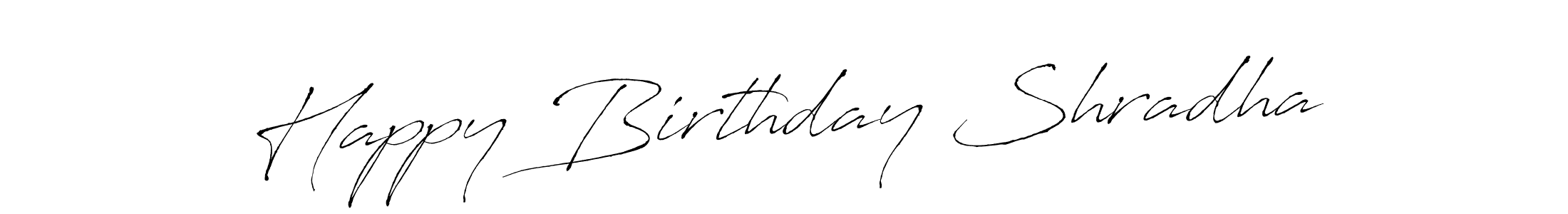 Similarly Antro_Vectra is the best handwritten signature design. Signature creator online .You can use it as an online autograph creator for name Happy Birthday Shradha. Happy Birthday Shradha signature style 6 images and pictures png