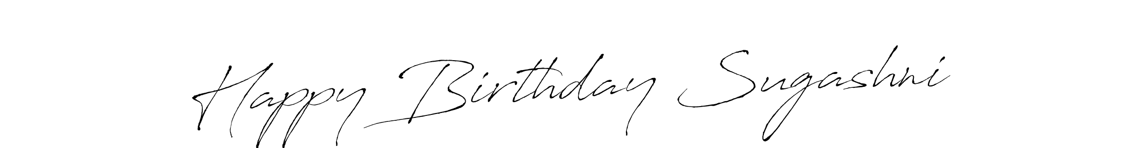 Similarly Antro_Vectra is the best handwritten signature design. Signature creator online .You can use it as an online autograph creator for name Happy Birthday Sugashni. Happy Birthday Sugashni signature style 6 images and pictures png