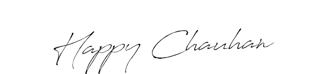 The best way (Antro_Vectra) to make a short signature is to pick only two or three words in your name. The name Happy Chauhan include a total of six letters. For converting this name. Happy Chauhan signature style 6 images and pictures png