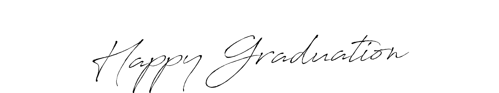 Use a signature maker to create a handwritten signature online. With this signature software, you can design (Antro_Vectra) your own signature for name Happy Graduation. Happy Graduation signature style 6 images and pictures png