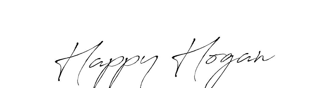 How to make Happy Hogan name signature. Use Antro_Vectra style for creating short signs online. This is the latest handwritten sign. Happy Hogan signature style 6 images and pictures png