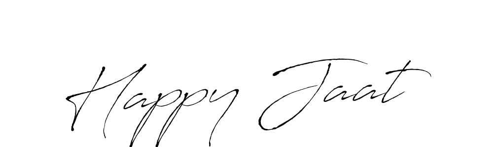 Use a signature maker to create a handwritten signature online. With this signature software, you can design (Antro_Vectra) your own signature for name Happy Jaat. Happy Jaat signature style 6 images and pictures png