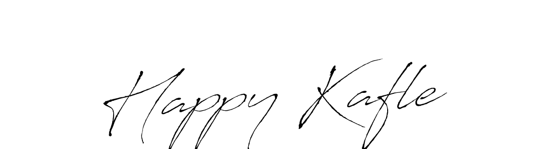 Also we have Happy Kafle name is the best signature style. Create professional handwritten signature collection using Antro_Vectra autograph style. Happy Kafle signature style 6 images and pictures png