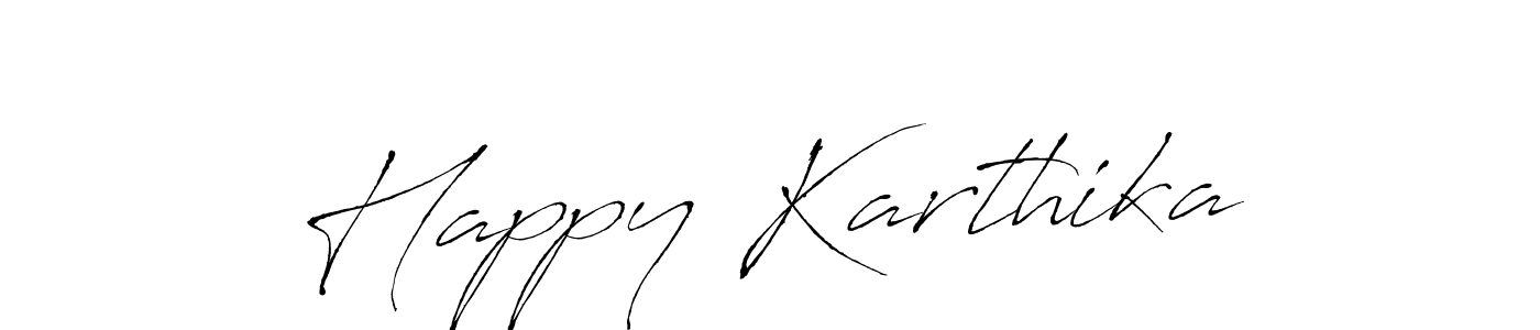 Design your own signature with our free online signature maker. With this signature software, you can create a handwritten (Antro_Vectra) signature for name Happy Karthika. Happy Karthika signature style 6 images and pictures png