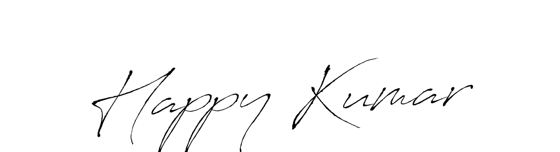 The best way (Antro_Vectra) to make a short signature is to pick only two or three words in your name. The name Happy Kumar include a total of six letters. For converting this name. Happy Kumar signature style 6 images and pictures png