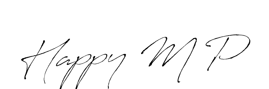 Once you've used our free online signature maker to create your best signature Antro_Vectra style, it's time to enjoy all of the benefits that Happy M P name signing documents. Happy M P signature style 6 images and pictures png