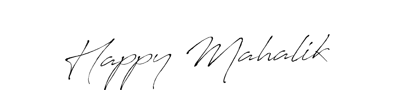 The best way (Antro_Vectra) to make a short signature is to pick only two or three words in your name. The name Happy Mahalik include a total of six letters. For converting this name. Happy Mahalik signature style 6 images and pictures png