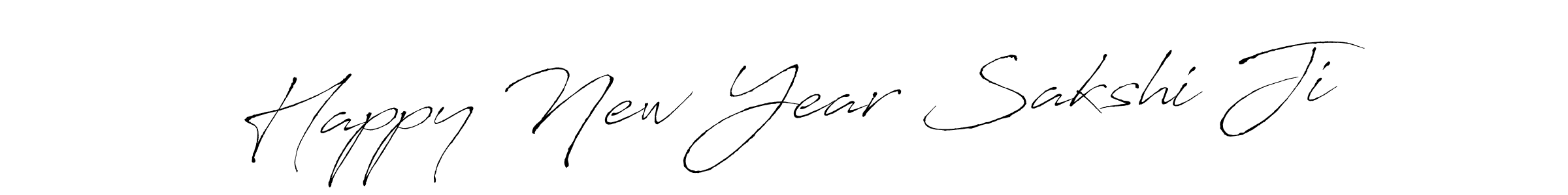 Design your own signature with our free online signature maker. With this signature software, you can create a handwritten (Antro_Vectra) signature for name Happy New Year Sakshi Ji. Happy New Year Sakshi Ji signature style 6 images and pictures png