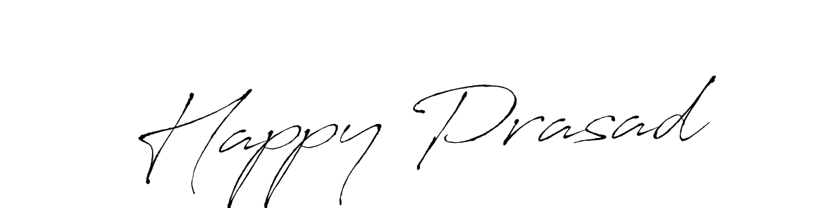 How to make Happy Prasad name signature. Use Antro_Vectra style for creating short signs online. This is the latest handwritten sign. Happy Prasad signature style 6 images and pictures png