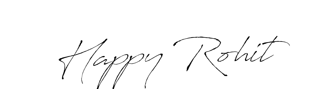 Antro_Vectra is a professional signature style that is perfect for those who want to add a touch of class to their signature. It is also a great choice for those who want to make their signature more unique. Get Happy Rohit name to fancy signature for free. Happy Rohit signature style 6 images and pictures png