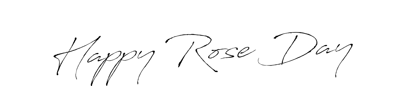 Design your own signature with our free online signature maker. With this signature software, you can create a handwritten (Antro_Vectra) signature for name Happy Rose Day. Happy Rose Day signature style 6 images and pictures png