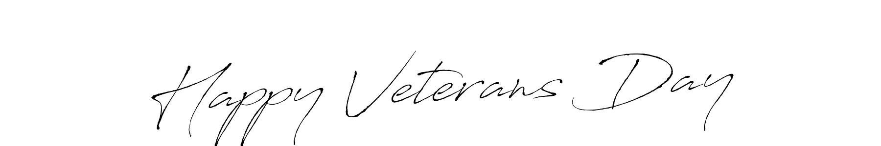 Design your own signature with our free online signature maker. With this signature software, you can create a handwritten (Antro_Vectra) signature for name Happy Veterans Day. Happy Veterans Day signature style 6 images and pictures png