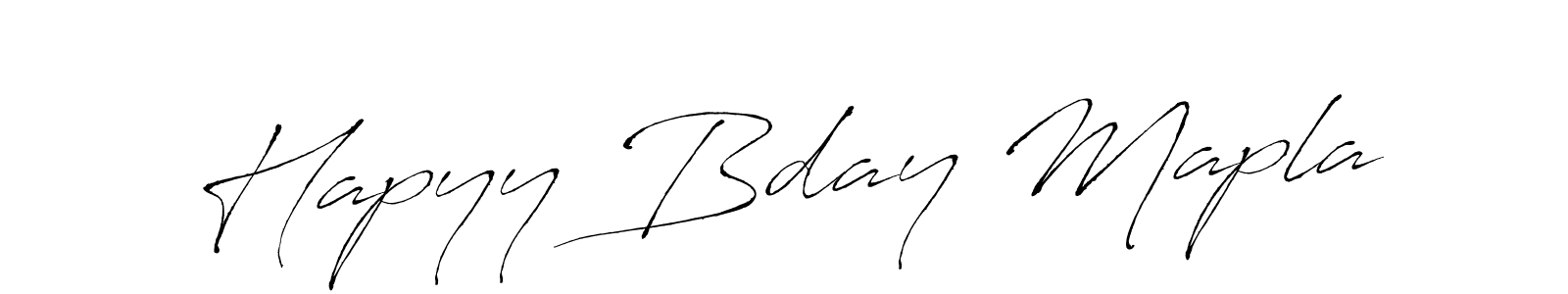 if you are searching for the best signature style for your name Hapyy Bday Mapla. so please give up your signature search. here we have designed multiple signature styles  using Antro_Vectra. Hapyy Bday Mapla signature style 6 images and pictures png