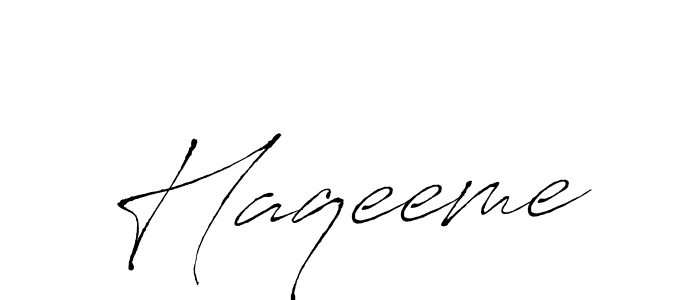 Haqeeme stylish signature style. Best Handwritten Sign (Antro_Vectra) for my name. Handwritten Signature Collection Ideas for my name Haqeeme. Haqeeme signature style 6 images and pictures png