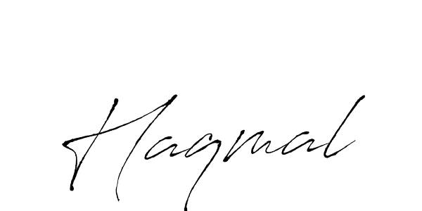 Haqmal stylish signature style. Best Handwritten Sign (Antro_Vectra) for my name. Handwritten Signature Collection Ideas for my name Haqmal. Haqmal signature style 6 images and pictures png