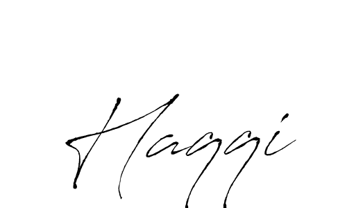 Use a signature maker to create a handwritten signature online. With this signature software, you can design (Antro_Vectra) your own signature for name Haqqi. Haqqi signature style 6 images and pictures png