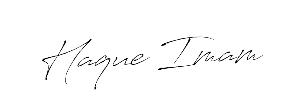 Haque Imam stylish signature style. Best Handwritten Sign (Antro_Vectra) for my name. Handwritten Signature Collection Ideas for my name Haque Imam. Haque Imam signature style 6 images and pictures png