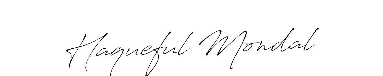 Use a signature maker to create a handwritten signature online. With this signature software, you can design (Antro_Vectra) your own signature for name Haqueful Mondal. Haqueful Mondal signature style 6 images and pictures png