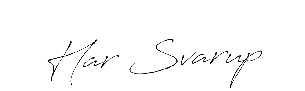 Create a beautiful signature design for name Har Svarup. With this signature (Antro_Vectra) fonts, you can make a handwritten signature for free. Har Svarup signature style 6 images and pictures png