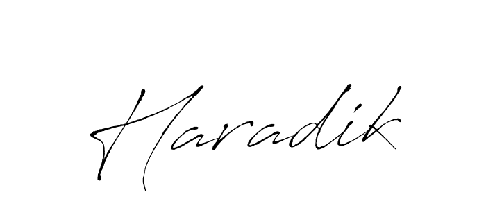 Use a signature maker to create a handwritten signature online. With this signature software, you can design (Antro_Vectra) your own signature for name Haradik. Haradik signature style 6 images and pictures png