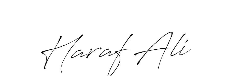 Design your own signature with our free online signature maker. With this signature software, you can create a handwritten (Antro_Vectra) signature for name Haraf Ali. Haraf Ali signature style 6 images and pictures png