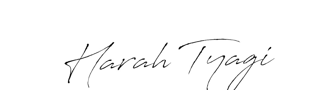 Make a beautiful signature design for name Harah Tyagi. Use this online signature maker to create a handwritten signature for free. Harah Tyagi signature style 6 images and pictures png