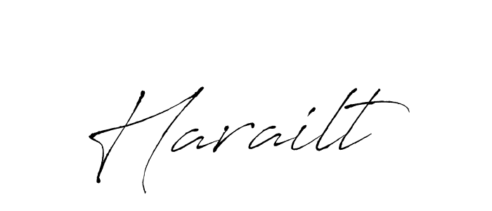The best way (Antro_Vectra) to make a short signature is to pick only two or three words in your name. The name Harailt include a total of six letters. For converting this name. Harailt signature style 6 images and pictures png