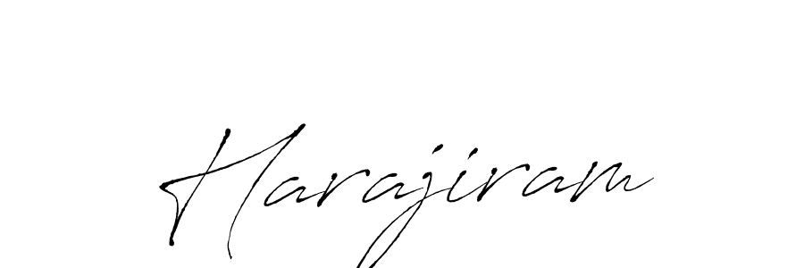 Design your own signature with our free online signature maker. With this signature software, you can create a handwritten (Antro_Vectra) signature for name Harajiram. Harajiram signature style 6 images and pictures png