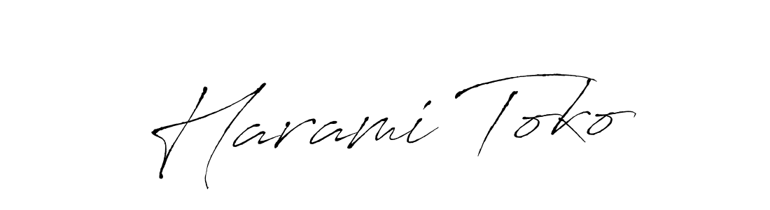 The best way (Antro_Vectra) to make a short signature is to pick only two or three words in your name. The name Harami Toko include a total of six letters. For converting this name. Harami Toko signature style 6 images and pictures png