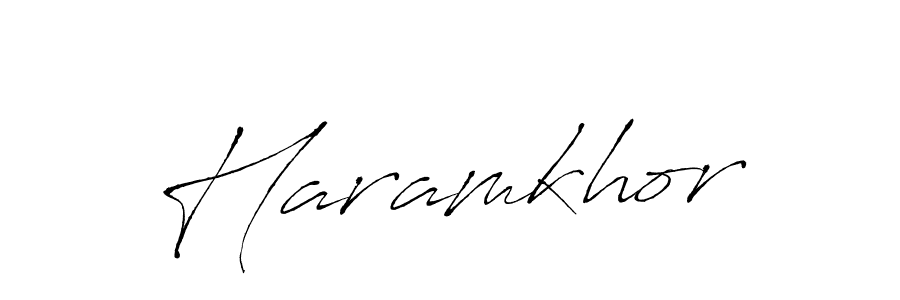 Haramkhor stylish signature style. Best Handwritten Sign (Antro_Vectra) for my name. Handwritten Signature Collection Ideas for my name Haramkhor. Haramkhor signature style 6 images and pictures png