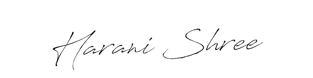 Create a beautiful signature design for name Harani Shree. With this signature (Antro_Vectra) fonts, you can make a handwritten signature for free. Harani Shree signature style 6 images and pictures png