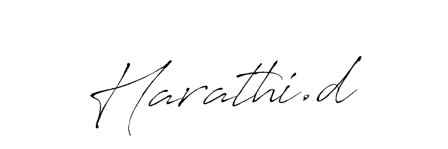 Use a signature maker to create a handwritten signature online. With this signature software, you can design (Antro_Vectra) your own signature for name Harathi.d. Harathi.d signature style 6 images and pictures png