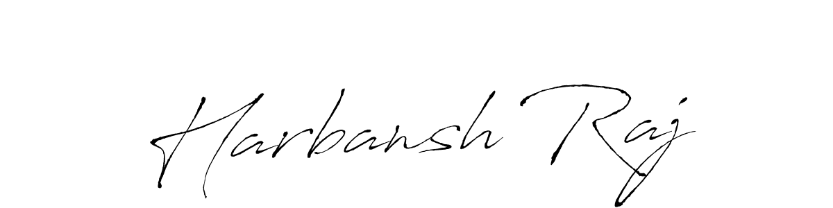 Use a signature maker to create a handwritten signature online. With this signature software, you can design (Antro_Vectra) your own signature for name Harbansh Raj. Harbansh Raj signature style 6 images and pictures png