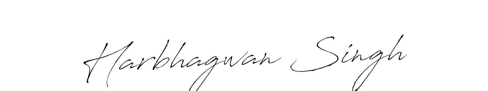 Create a beautiful signature design for name Harbhagwan Singh. With this signature (Antro_Vectra) fonts, you can make a handwritten signature for free. Harbhagwan Singh signature style 6 images and pictures png