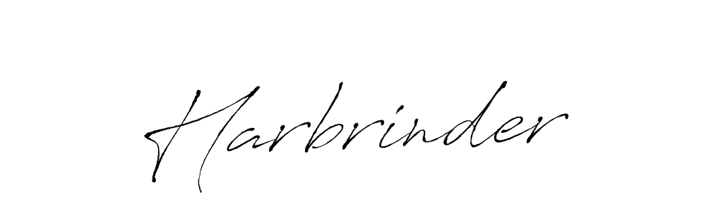 Create a beautiful signature design for name Harbrinder. With this signature (Antro_Vectra) fonts, you can make a handwritten signature for free. Harbrinder signature style 6 images and pictures png