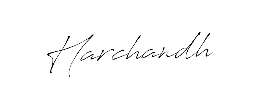 How to make Harchandh name signature. Use Antro_Vectra style for creating short signs online. This is the latest handwritten sign. Harchandh signature style 6 images and pictures png